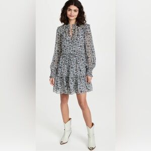 Veronica Beard Savile Floral Silk Dress - size 6